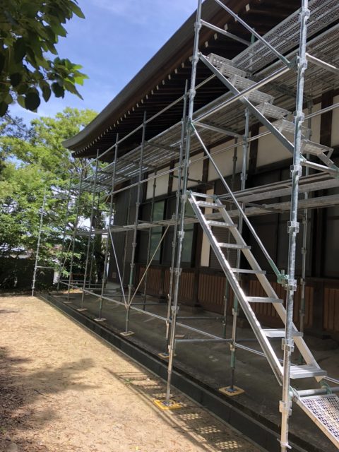 改修足場工事 | 三重県松阪市や津市で足場工事なら足場屋『田中工業』