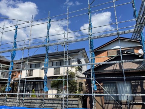 足場工事 新築 | 三重県松阪市や津市で足場工事なら足場屋『田中工業』