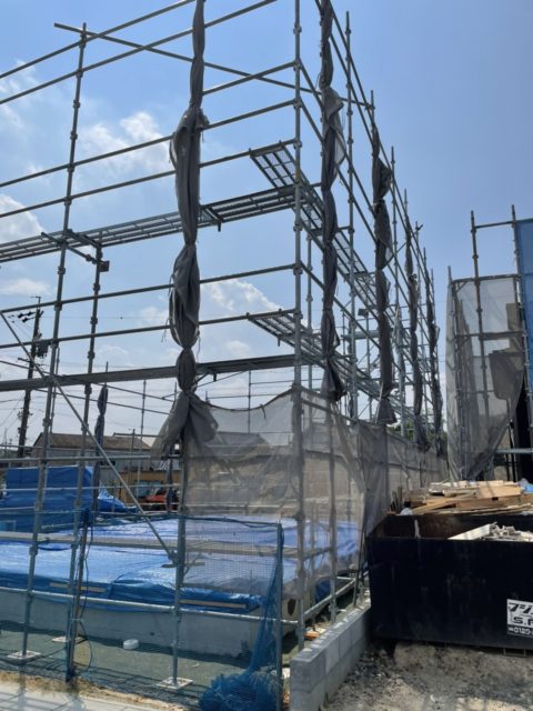 足場工事 新築 | 三重県松阪市や津市で足場工事なら足場屋『田中工業』